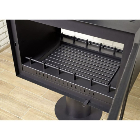 Камин Blackstyle 34 центральный на ножке