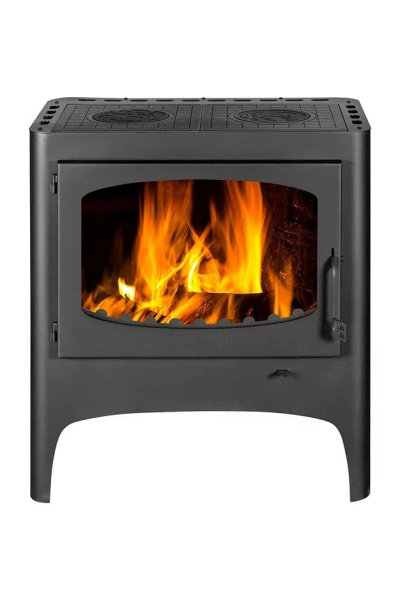 Печь ЭкоКамин Бавария Эко с плитой две конфорки