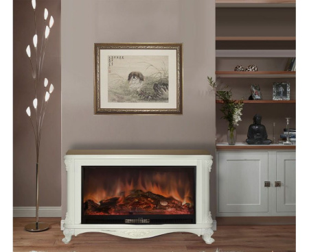 Камин ГЛЕНРИЧ (Glenrich) Версаль S86 с царгой белый