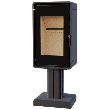 Печь камин Астов КУБ ПК 4581 МЕТАЛЛ НА НОГЕ