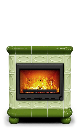 Печь-камин КимрПечъ Медальон Пристенный - Олива