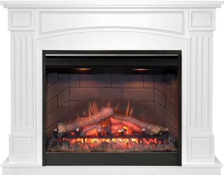 Каминокомплект Boston - Белый с очагом Symphony 26'' DF2608-INT