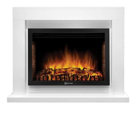 Камин Electrolux Simple 25 белый с очагом EFP/P - 2520LS