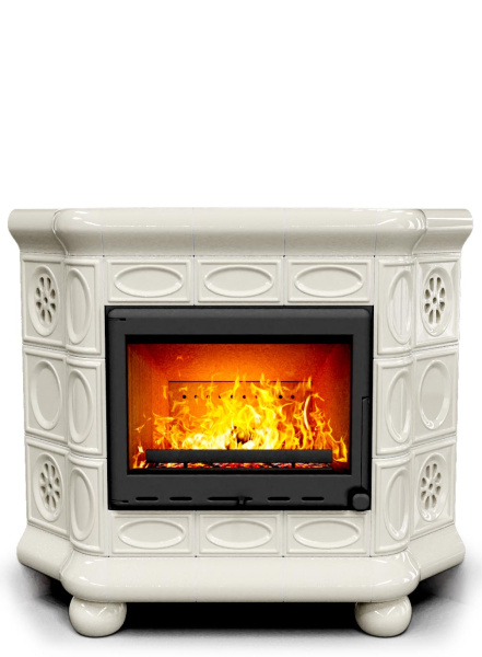 Печь камин КимрПечь Медальон Угловой Ваниль