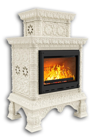 Печь камин КимрПечь Кострома Центральный Двухъярусный Ваниль