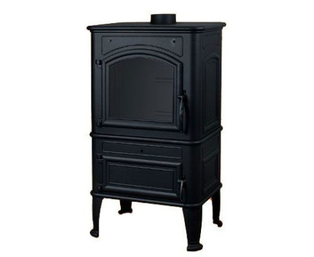 Печь-камин LISEO (ЛИСЕО) CANARIA ЧЕРНАЯ