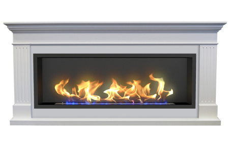 Биокамин в линейном портале "Русский огонь" Турин