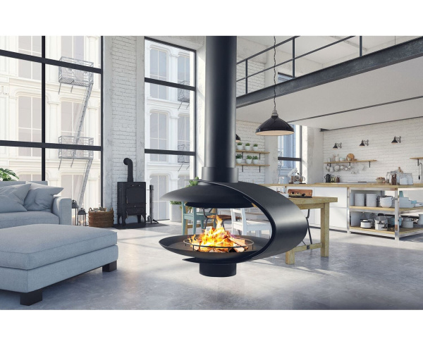 Камин Fireplace 08 подвесной