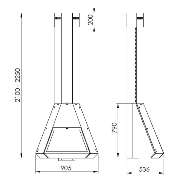 Камин Traforart ARION FRONTAL со стеклом чёрный Камин Traforart ARION FRONTAL со стеклом чёрный
