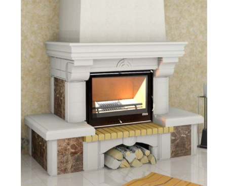 Камин Мета Ноктюрн имперадор 700 с топкой Эльба 700Ш