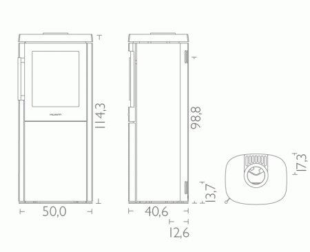 Печь HWAM 4530c Печь HWAM 4530c