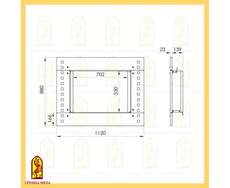 Рамка КАДР 700 Мета