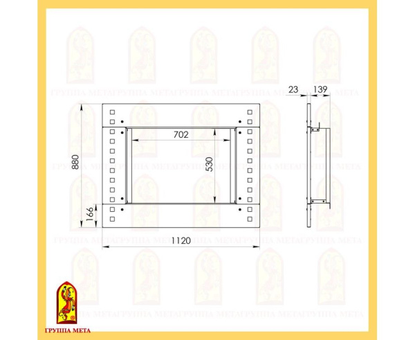 Рамка КАДР 700 Мета