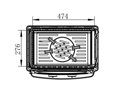 Печь-камин Nordflam Breno