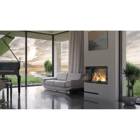 Топка DEFRO HOME INTRA SLIM SM BL 6 кВт 667/465/337мм угловое стекло слева