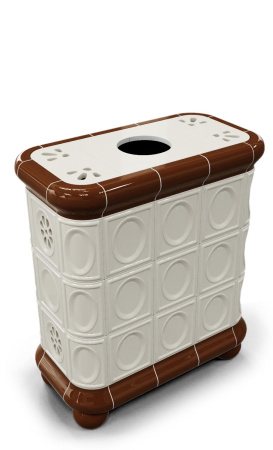 Печь камин КимрПечь Медальон Центральный Шоколад