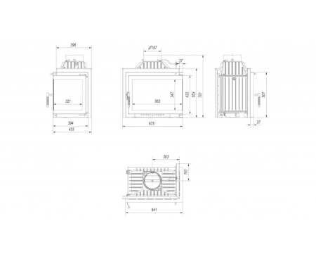 Топка Kratki SIMPLE/M/S/P/BS