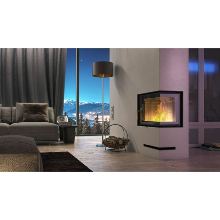 Топка DEFRO HOME INTRA SLIM SM BL 6 кВт 667/465/337мм угловое стекло справа