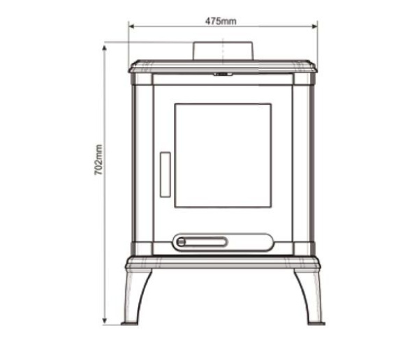 Печь Nordflam Adria чугунная