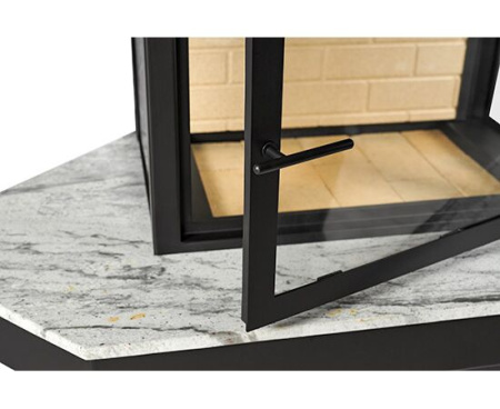 Камин Fireplace 23 угловой с остеклением