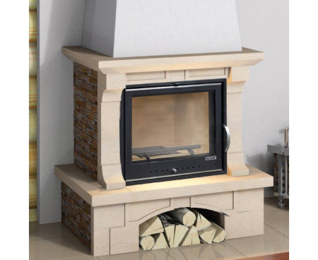 Камин Мета Лира 600 с топкой Эльба 609