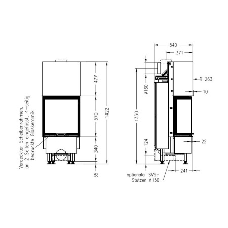 Топка SPARTHERM Linear 4S Speedy Ph