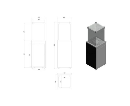 Газовый нагреватель Kratki PATIO/M/G31/37MBAR/CZ Газовый нагреватель Kratki PATIO/M/G31/37MBAR/CZ