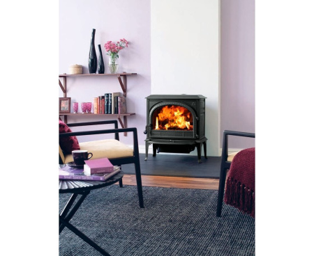Печь-камин Jotul (Йотул) F 100 ECO LL SE черная эмаль