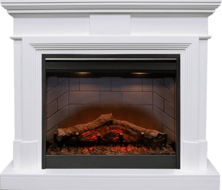 Каминокомплект Coventry - Белый с очагом Symphony 26'' DF2608-INT