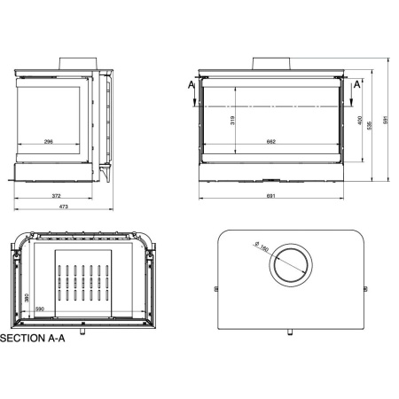Топка KFD ECO M 14 3F