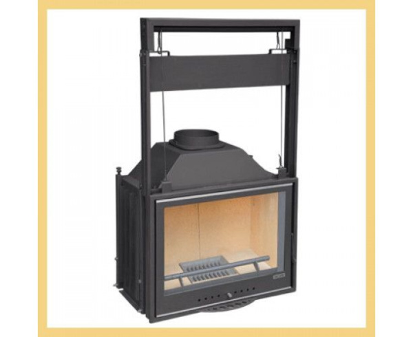 Камин Мета Унисон угловой с топкой Эльба 700П