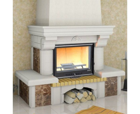 Камин Мета Ноктюрн имперадор 700 с топкой Эльба 700П
