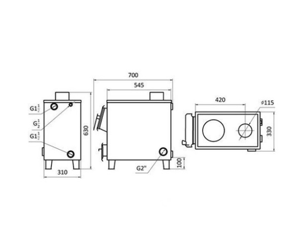 Котел ЖарСталь Добрыня 8 NG
