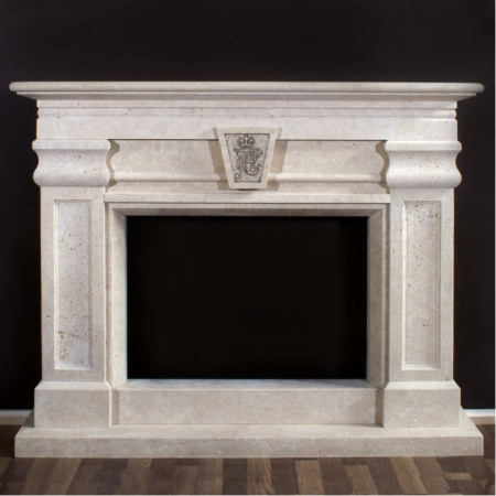 Облицовка камина из мрамора Верона