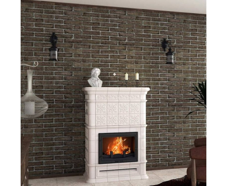 Камин Ceramica Элеганс Белый Антик