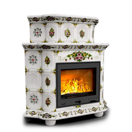 Печь камин КимрПечь Прованс Угловой Двухъярусный Лето с топкой Ладья 600