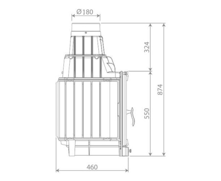 Топка Nordflam Remus