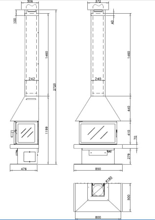 Камин Rocal LL CALOR LL-15A