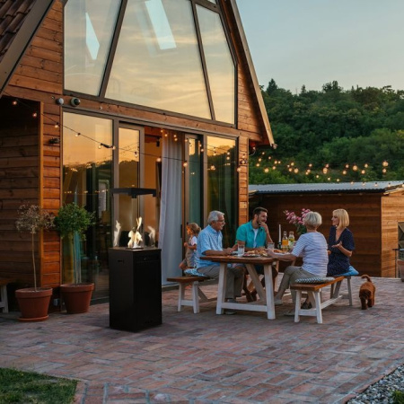 Газовый нагреватель Kratki PATIO/LIGHT, сталь, черный Газовый нагреватель Kratki PATIO/LIGHT, сталь, черный