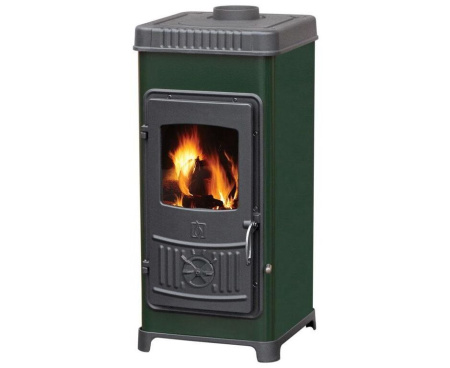 Печь Plamen DORA 8 N, эмалированная, зеленая