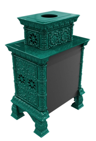 Печь камин КимрПечь Кострома Пристенный Двухъярусный Волна