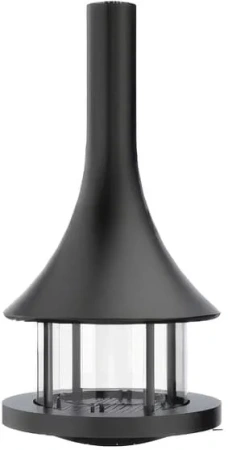 Камин Bordelet EVA 992 центральный подвесной со стеклом Камин Bordelet EVA 992 центральный подвесной со стеклом