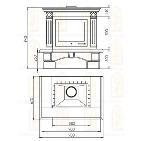 Облицовка Мета Муза 600