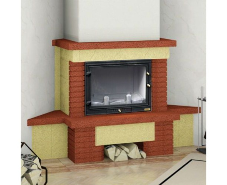 Камин Мета Аккорд с топкой Промо 700 угловой