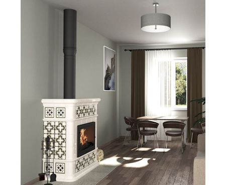 Камин Ceramica Элеганс. Палитра: Лесной туман