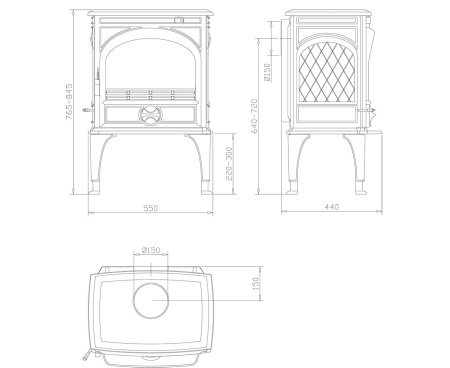 Печь Dovre 425GM Печь Dovre 425GM