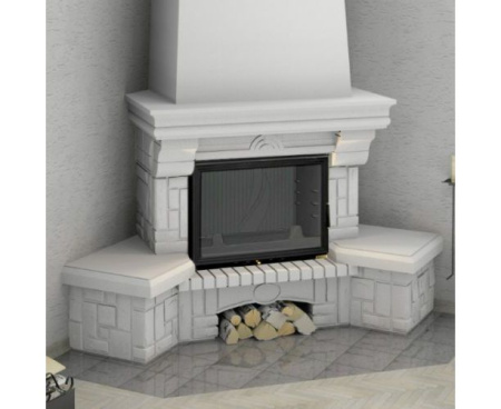 Камин Мета Ария с топкой Камилла 700 угловой Камин Мета Ария с топкой Камилла 700 угловой