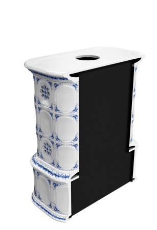 Печь камин КимрПечь Прованс с дровником Пристенный Голландия с топкой Ладья 600