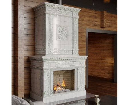 Камин Ceramica Лорд с росписью Олива Камин Ceramica Лорд с росписью Олива