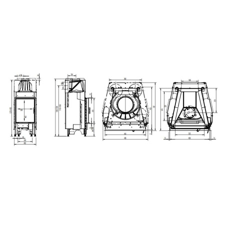 Топка Austroflamm 45x57 К Топка Austroflamm 45x57 К